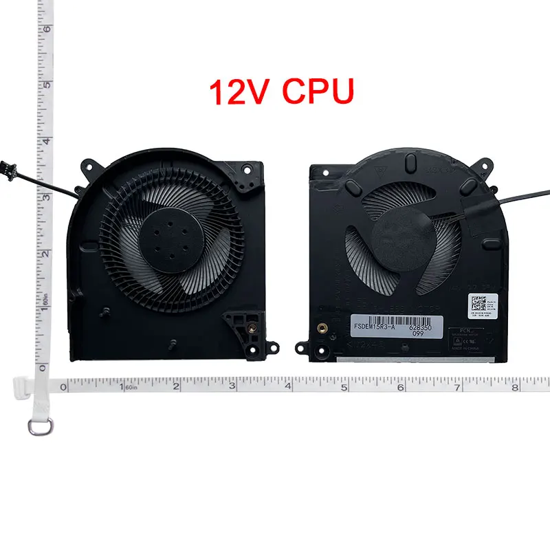 NEW Laptop CPU GPU Cooling Fan For DELL Alien Alienware M15 R3 R4 P69F/Alienware 15 R3 RTX 0H0YNP 0D1X38 0TG9V0 DC 12V