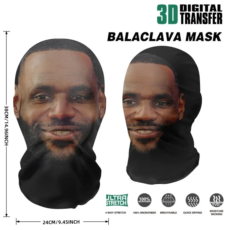 3D Printed Mask 3D Printed Mask Elastic Mesh Full Face Mask for Men Women Cosplay Headwear Novelty Supplies Tricky Hood Party Cosplay Props