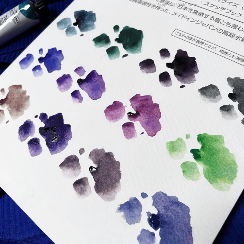 MAIRTINI Layered Precipitation Color Watercolor Paint 12 Colors 1ML/2ML Acuarela Nail Art Painted Aquarelle Art Supplies