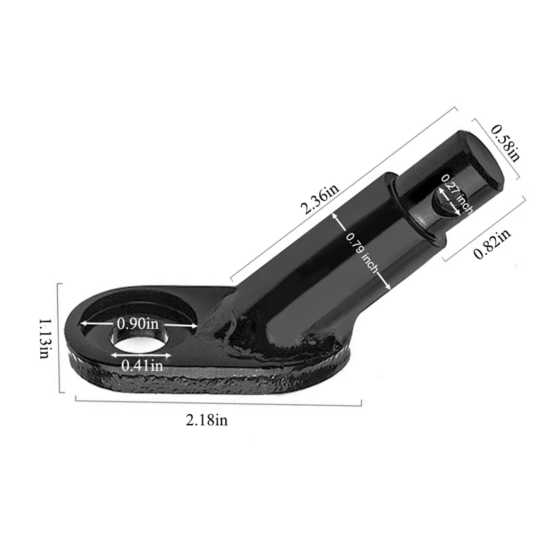 Bicycle Rear Racks Steel Trailer Hitch Mount Adapter Replacement Axle Cycling Rear Carrier Mount Bike Accessory