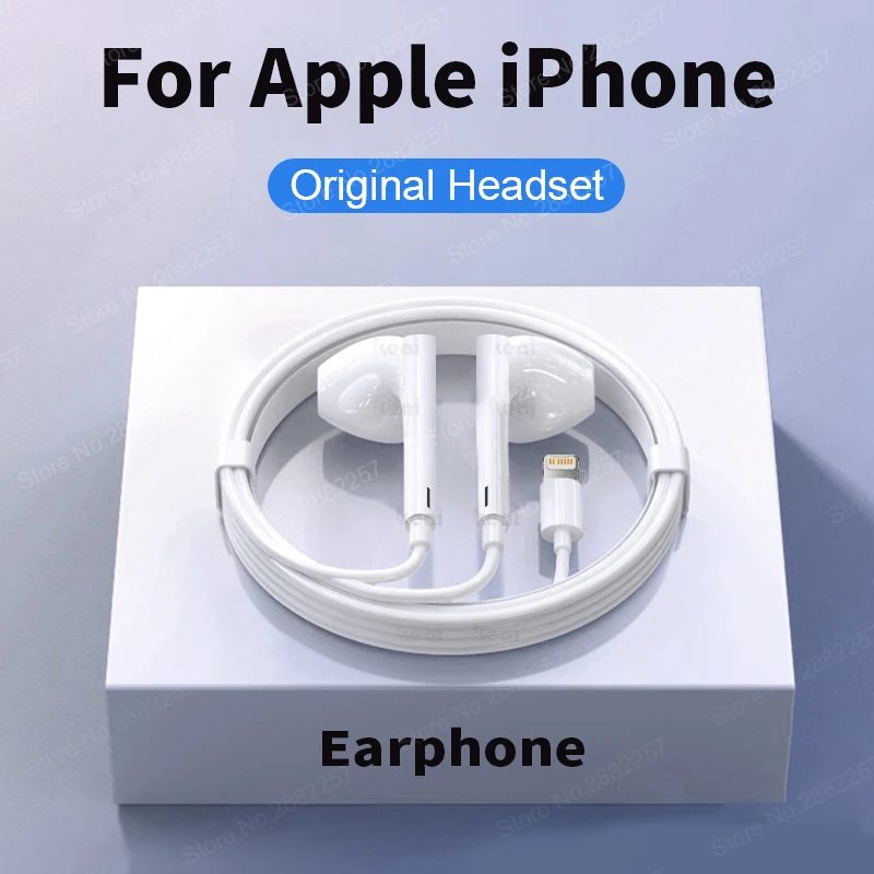 OriginalEarphonesForAppleiPhone14131211ProMaxMiniHeadphones