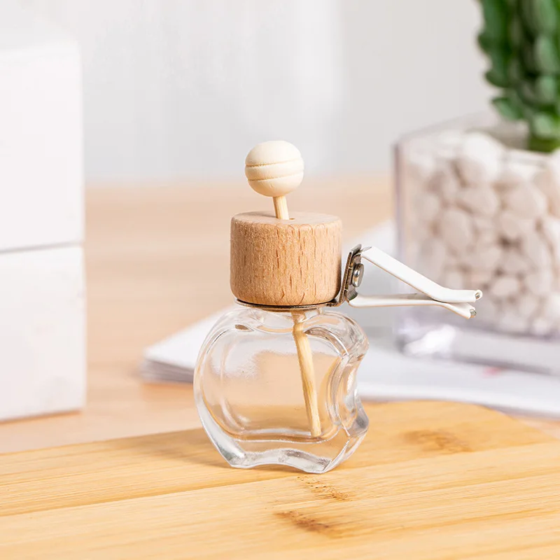 1 Piece Car Hanging Perfume Pendant Fragrance Air Freshener Empty Glass Perfume  Diffuser Bottle Aromatherapy Decor - AliExpress