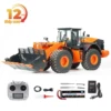 ZW370 RC Loader 1/14 JDM 198 RC Hydraulic Loader Metal Model RTR with Light and Sound System Engineering Remote Control Car Toy 1