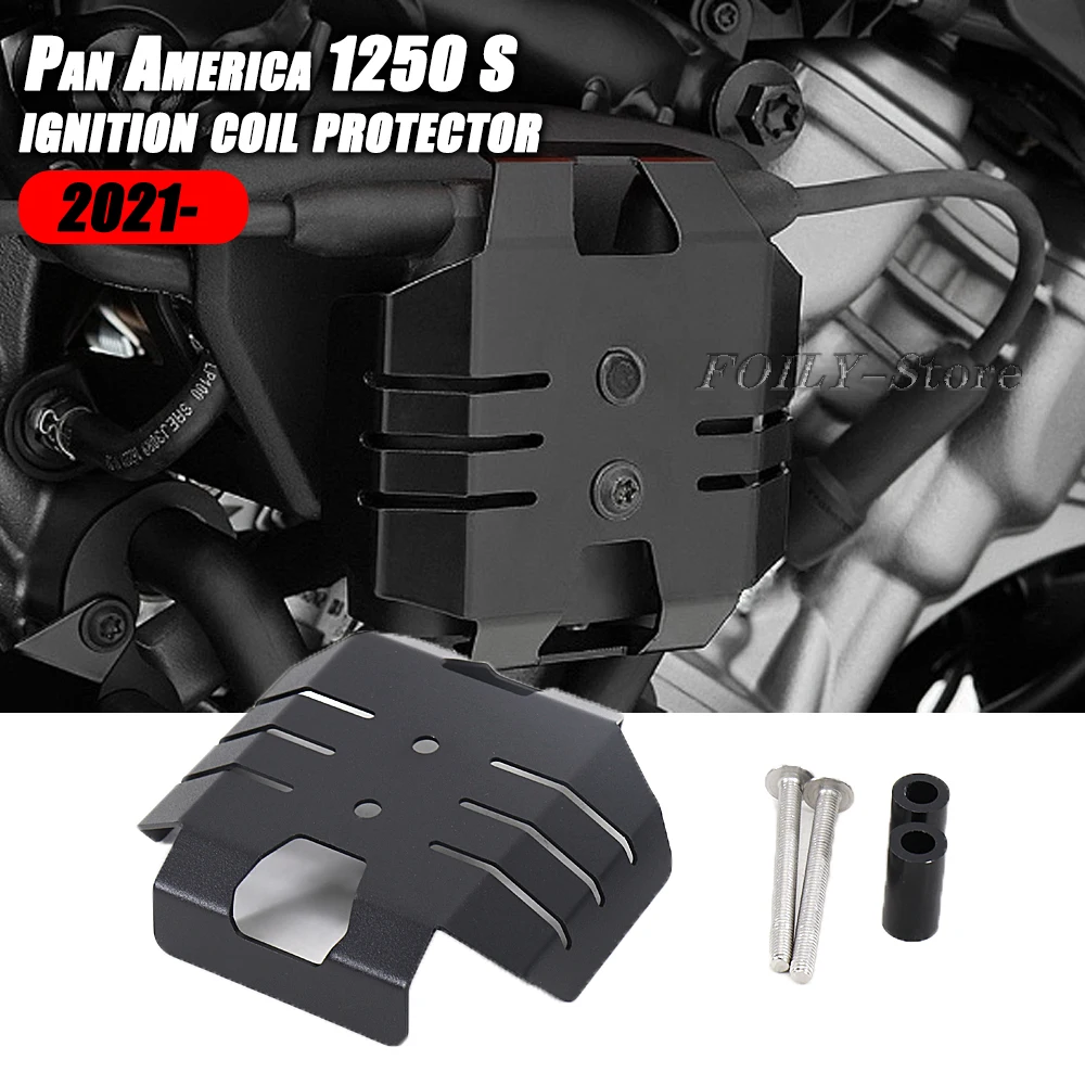 

New for Pan America 1250 S Special 2021 2022 - Motorcycle Parts New Black Prevent Damage Ignition Coil Protector PA1250 PA1250S
