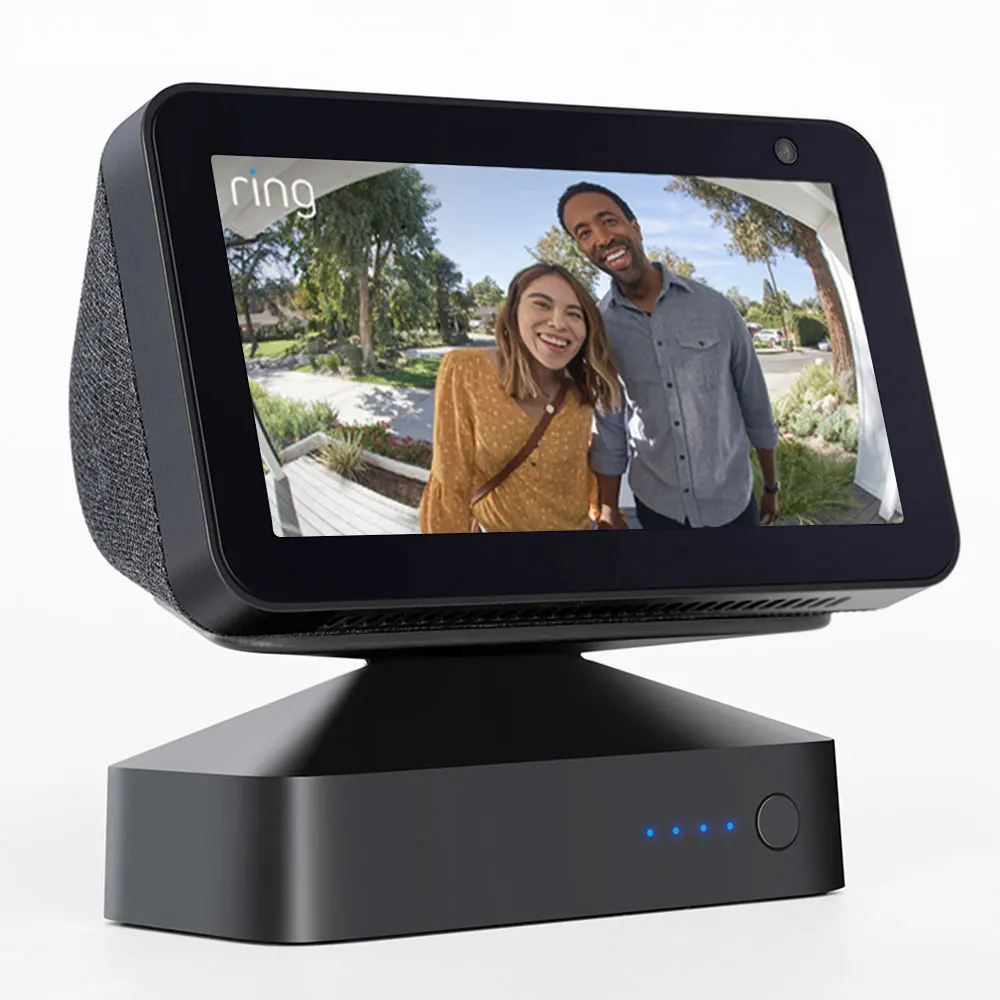 Ggmm Es5 10000Mah Base Batteria Per Amazon Echo Show 5 Stand Alexa Power Bank Display Intelligente Regolabile 9.5Hrs Play Charger Holder