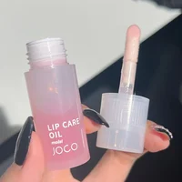Transparent Lip Oil Glass Lip Gloss Fragrance Non-sticky Moisturizes Lip Tint Lip Plumper Lip Care Serum Primer Big Brush Head 1