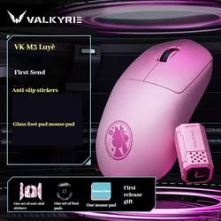 VALKYRIE Tri - Mode Gaming Mouse - 40g Lightweight Wireless Esports & Office Mouse with Slip Stickers and Mouse Pad (VK M3 LVBU )