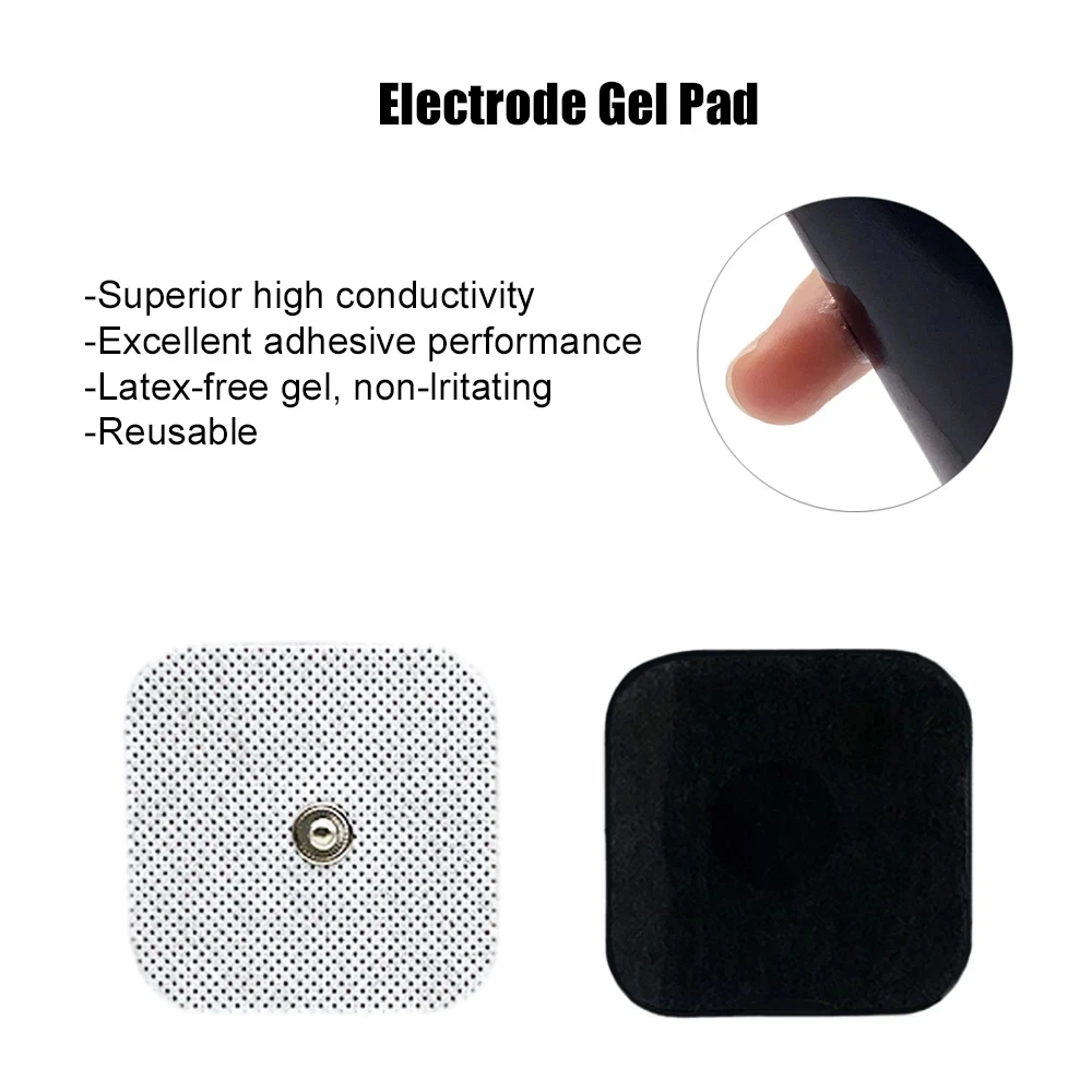 10/30/50/PCS Electrodes Pads Reusable Physiotherapy Accessories Pulse Electrode Pad Gel Nonwoven Self Adhesive Replacement Patch
