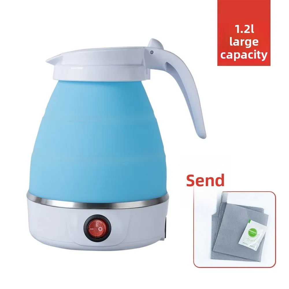 1.2L Foldable Electric Kettle - Travel & Home Use...