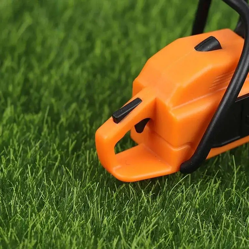 Simulation Repair Tool Saw 1:12 Dolls Houses Miniature Chain Saw Lawn Mower Garden Decor Furniture Accessories Garden Decoration