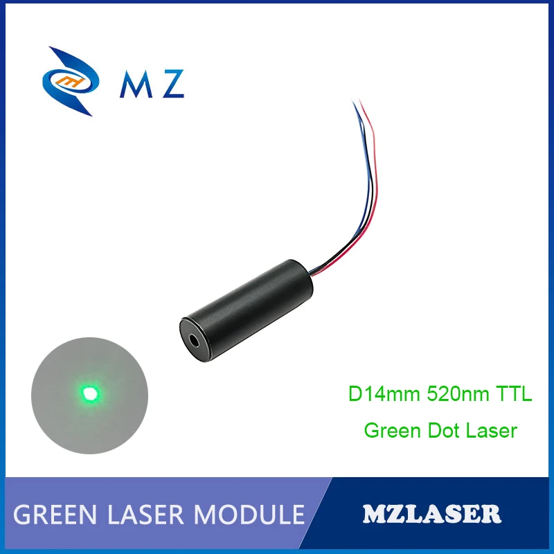 ttl-pwm-green-dot-laser-vendita-calda-compact-mini-d14mm-520nm-100mw-3v-5v-12v-24v-lente-in-vetro-modulo-diodo-laser-di-grado-industriale