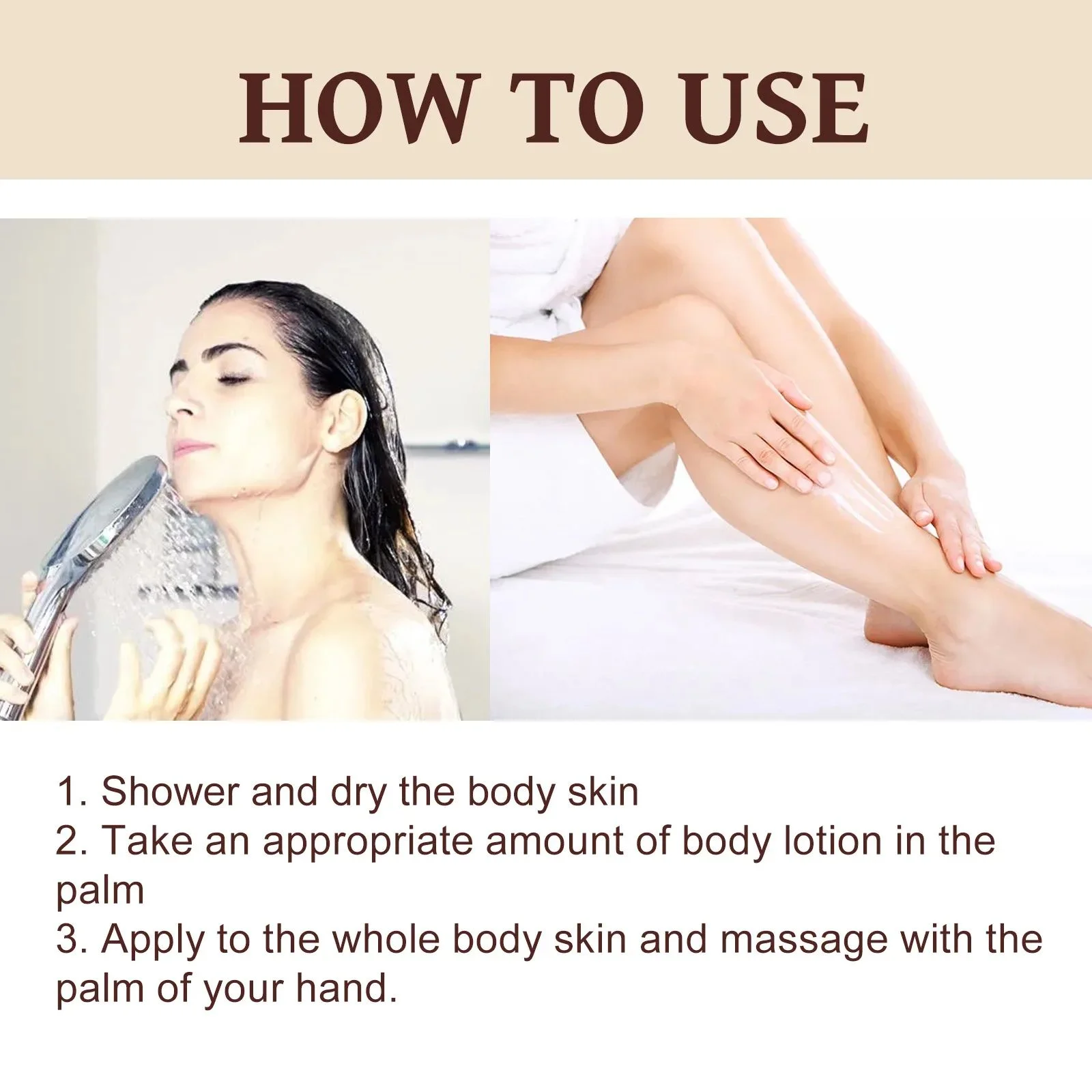 EELHOE crema corpo idratante vitamina E rimuovi pigmentazione pelle liscia schiarente tono della pelle fragranza nutriente profonda al caffè 6