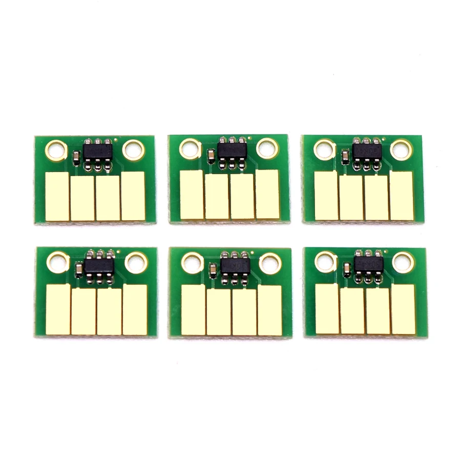6PC HP72 Auto Reset Cartridge Chip for HP 72 for HP Designjet T610 T620 T770 T790 T1100 T1120 T1200 T1300 T2300 Plotter