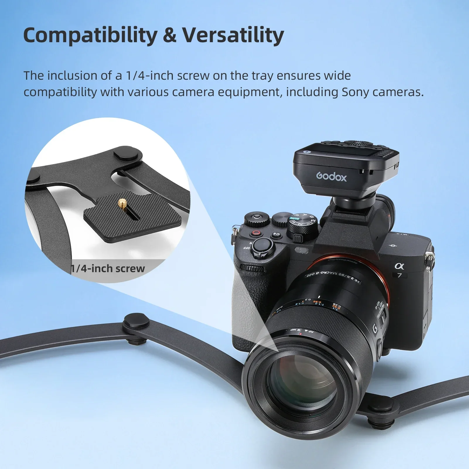 GODOX MF-DB MF-DD Flexible Flash Bracket for Godox MF12 Flash Macro Dental Photo