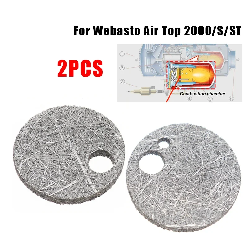 2PCS 33mm Diameter Car Heater Burner Mesh 1302799a 1302799B Replacement Accessories Parts For Webasto Air Top 2000/S/ST burner screen mesh