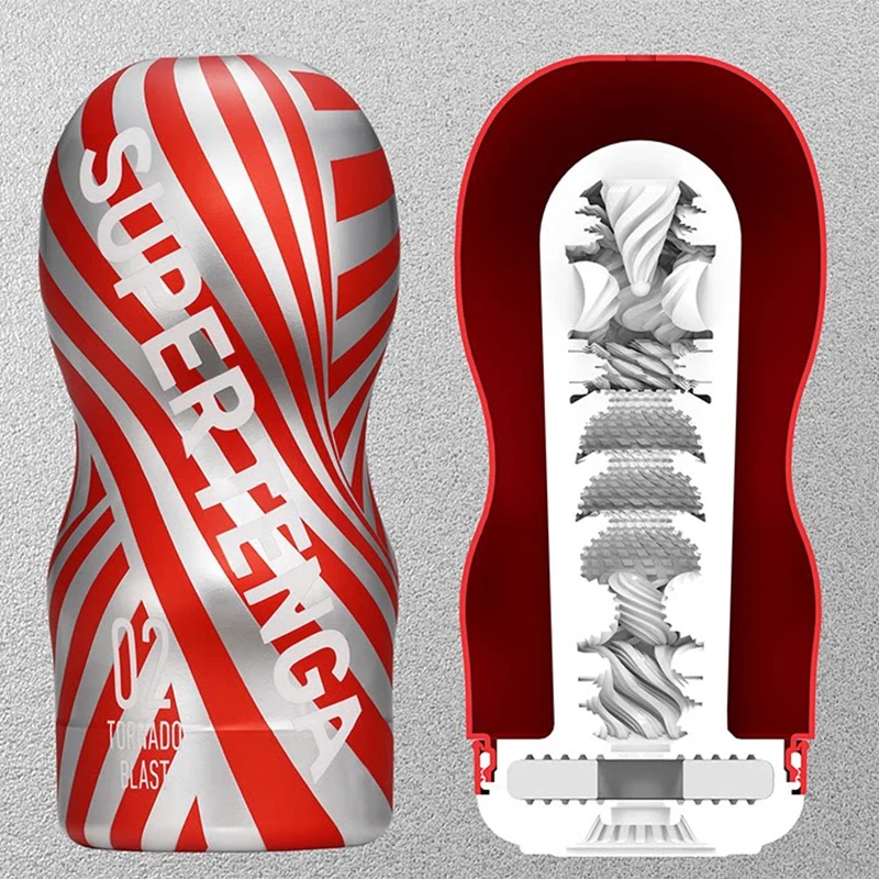 SUPER TENGA Strong Sucking Masturbator Cup For Men Realistic Vacuum Vagina Pussy Adult Endurance Exercise Sex Products Pocket