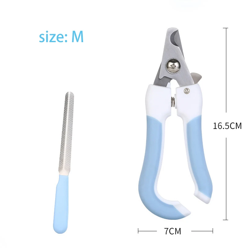Dog Nail Clipper Scissors Kitten Nail Toe Claw Clippers Trimmer Labor-Saving Grooming Tools for Animals General Pet Supplies