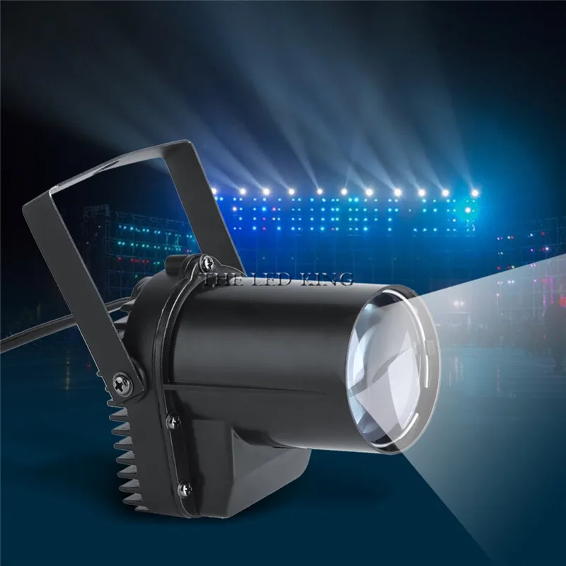 

The Latest 12W Spotlight LED RGBW led pinspot Beam lights for Mirror Ball For Disco DJ Party Event Live Show