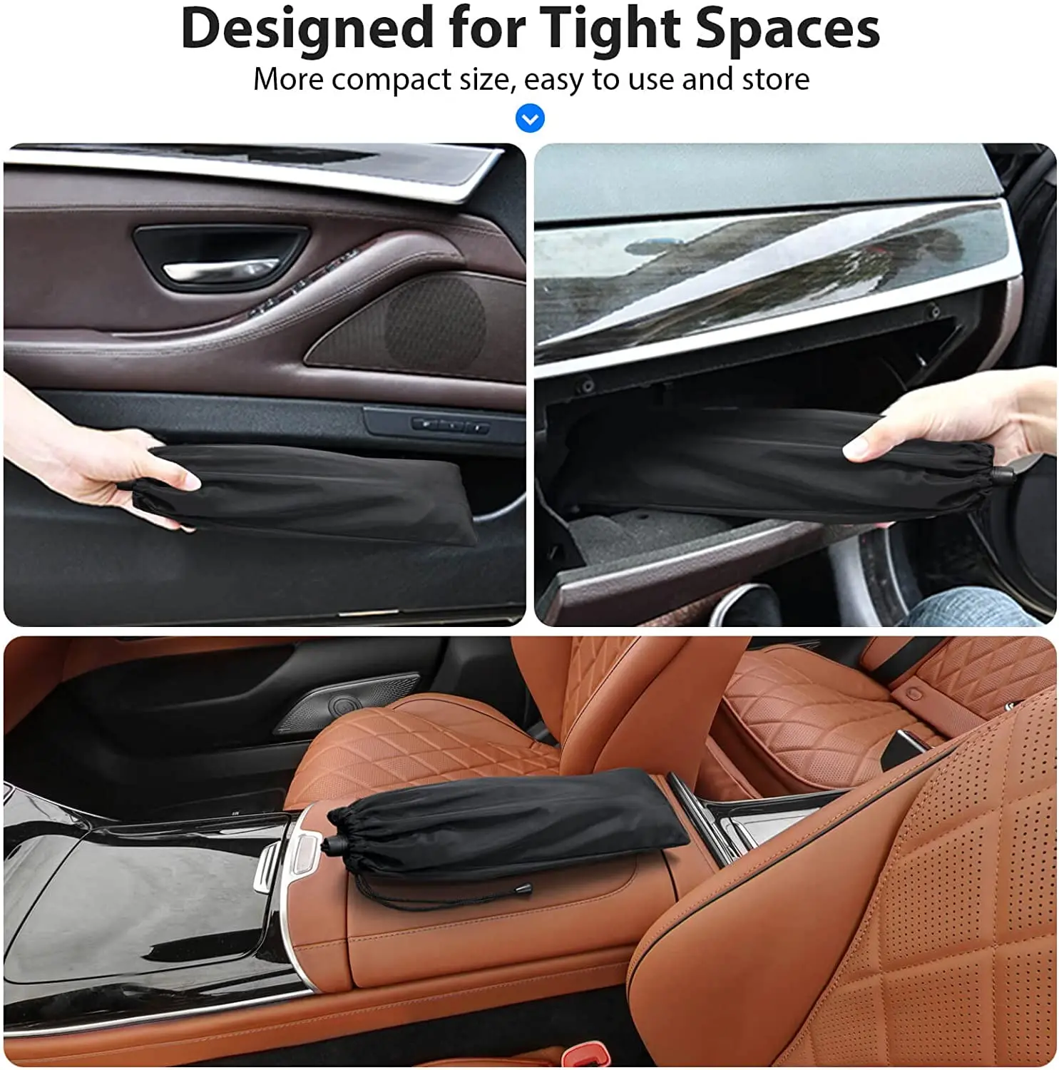 Car Sunshade Parasol with Storage Bag for Front Windshield