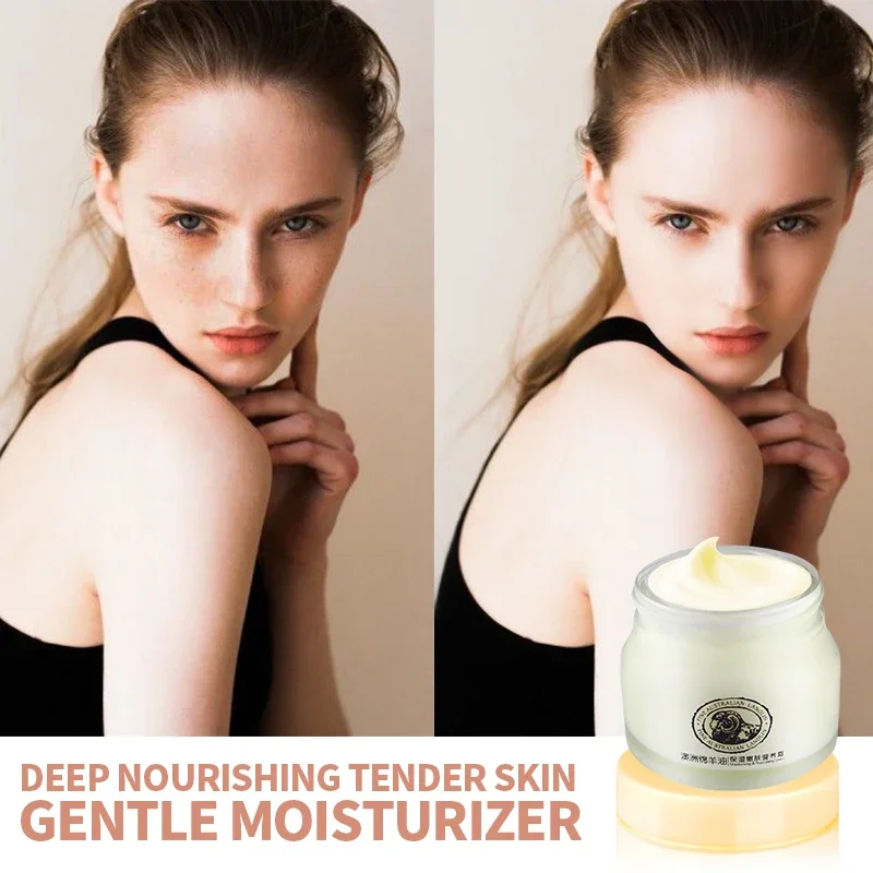 

Face Cream Collagen Facial Moisturizer Sheep Oil Lanolin Skin Moisturizing Soothing Hydrating Brightening Cream Promotion