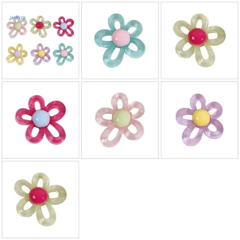 

Sweet Irregular Flower Charm Pendant for DIY Necklace Earrings Jewelry Making