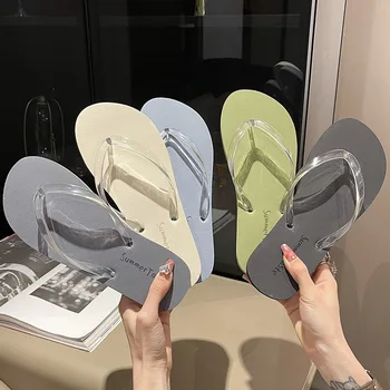 Slippers Summer Shoes Women Wedges Sandals Slides Beach Home Slippers Women Flip Flops Memory Foam Slippers Zapatos De Mujer 1