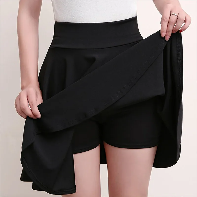 ERTYUIO Women's Plaid Wool Pleated Skirt - High Waist Mini Skirt, Single Breasted, Casual & Office Fashion