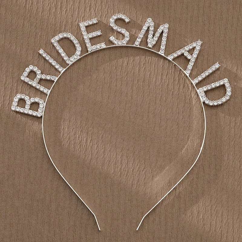 Alphabet hair bands Birthday Bride Masquerade Bridal Headdress Women Alloy Hair Accessories Hair Jewelry Headpiece Headwear Gift bridal hair accessories hair accessories