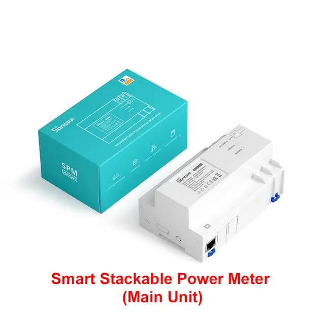 New SONOFF SPM Main 4 Relay Smart Stackable Power Meter Overload