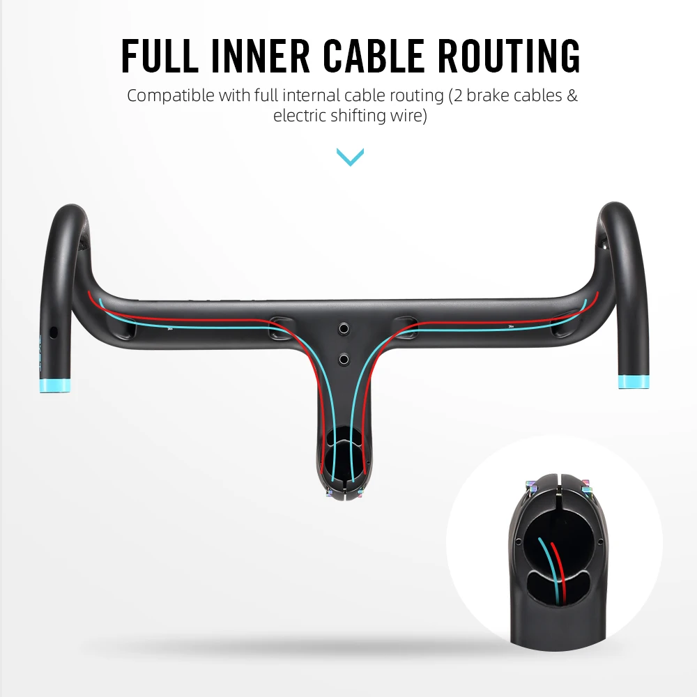 Handlebar Internal Cable Routing Road Bike Handlebar Internal