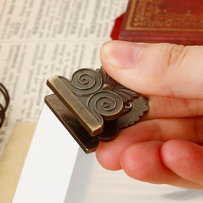 Clip Vintage Per Taccuini Viaggiatori - Design Bronzo Antico | Accessorio Per Journaling - Foto 7