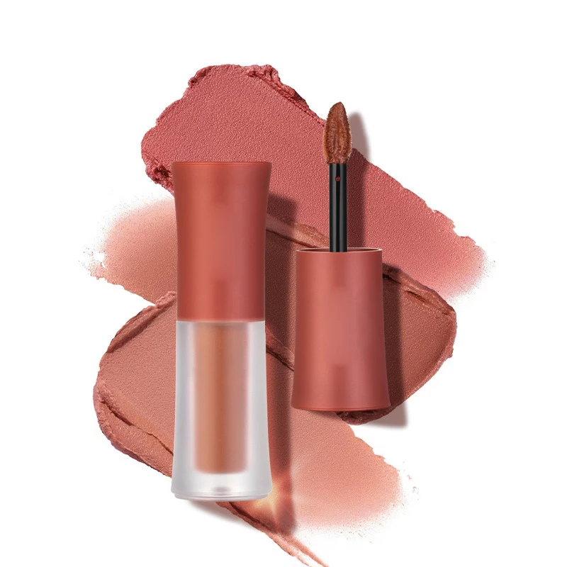 Matte Velvet Lip Glaze Long Lasting Lip Gloss Non Stick Cup Transfer Proof Fade Resistant Color Rich Lip Mud Makeup