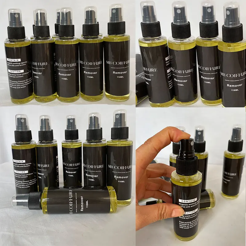 118ML/pcs Lace Glue Remover Spray Fact Acting Hair Extension Remover For Wigs Toupee Tape Wig Adhesive Hair Remover images - 6