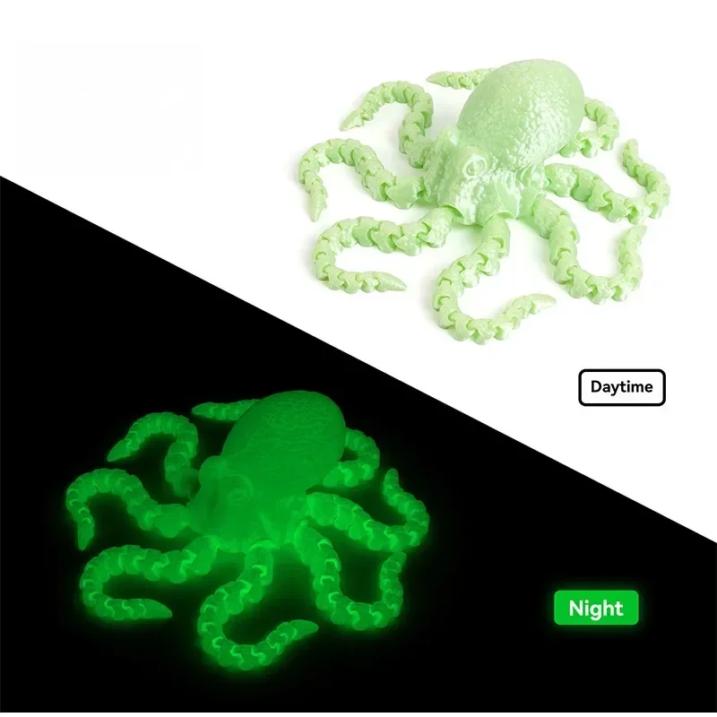 1pc 3D Printed Octopus Ornament: Creative Animal Desktop Home Model Gift 17 Se114215517054b3ca6983eb193b0ccf4n