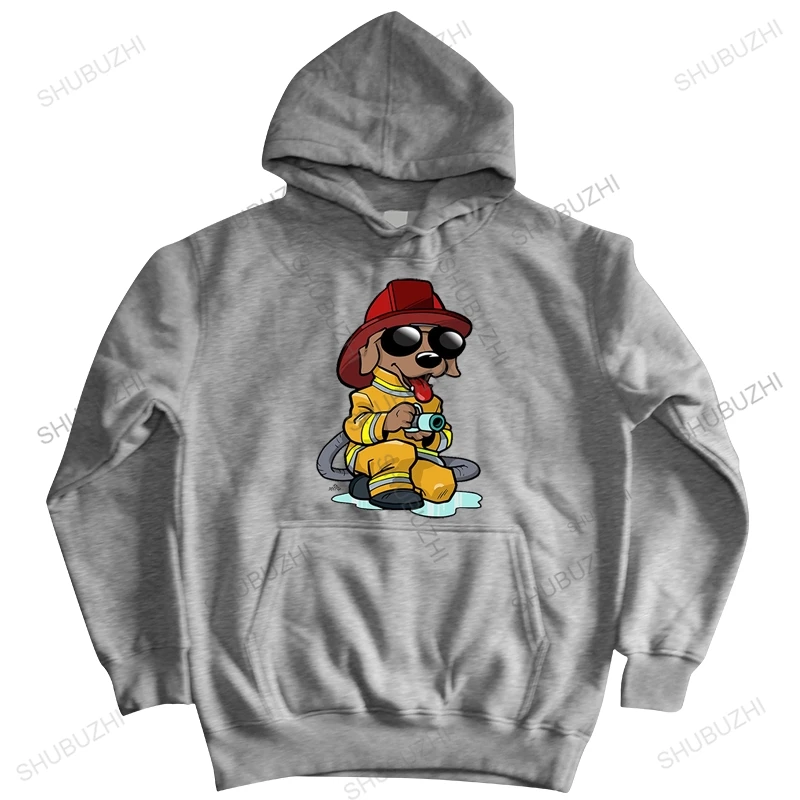 Plus Size Pompiere Cane Cartone Animato Swag Uomo Manica Corta O Collo Degli Uomini Delle Magliette Abiti Per Adulti Coat Top