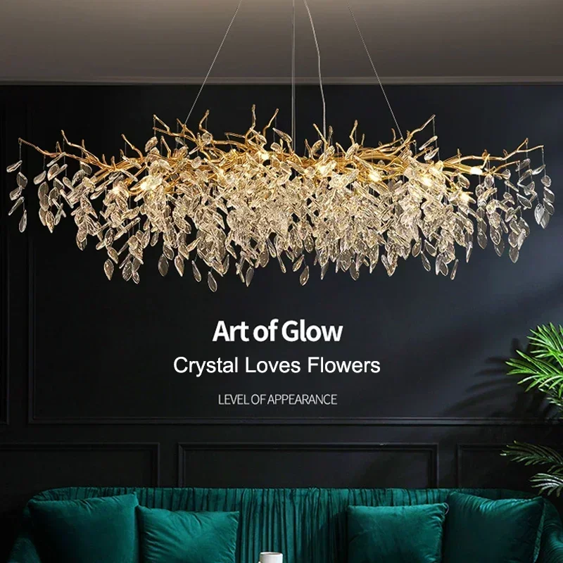 Luxury Modern Crystal Ceiling Chandelier Led Pendant Lamp Dining Living Room Bedroom Home Decor Wall Light Hanging Light Fixture led chandelier ceiling chandelier art lighting fixtures