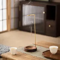 Creative Upside Down Incense Burner Incense Stick Holder Wooden Anti-Ash Design Incense Stick Meditation Spa Room Home Decor - Image 4