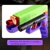 Dual-mode Shell Ejection G17 Pistol Laser Version Automatic Radish Gun Soft Bullet Toy Gun CS Shooting Weapons for Kids 5
