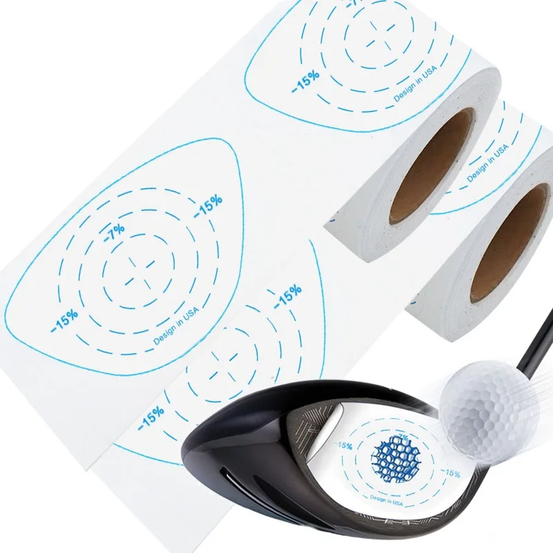 Golf Impact Stickers Sticker Oversized Wood Labels Roll Balls Hitting Recorder for Men Women Practice Drop Shipping 6