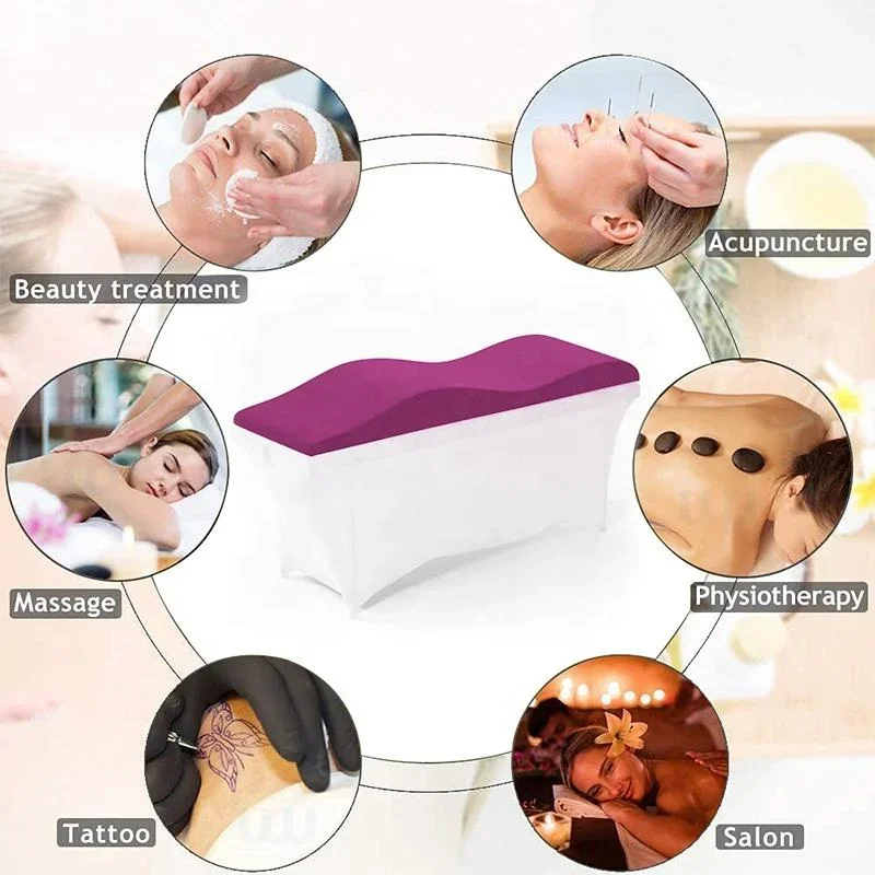 Eye Lash Bed Pads Cushion Salon Orthopedic Curved Eyelash Table Foam Topper Sponge Eyelash Curve Topper Mattress 5
