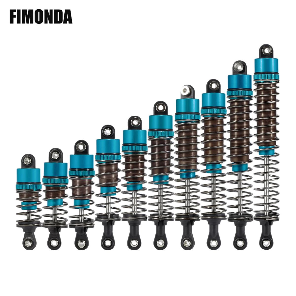Set di ammortizzatori RC Professionali in lega di alluminio RC Car Set di ammortizzatori anteriori e posteriori per auto RC 1/ - COMFORTXL | Leroy Merlin