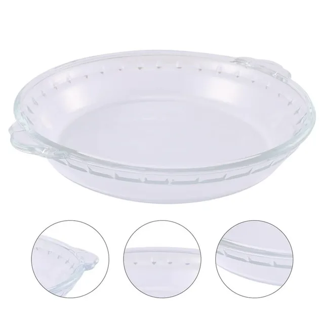 7-Inch Glass Pie Plate – Microwave & Oven Safe 1