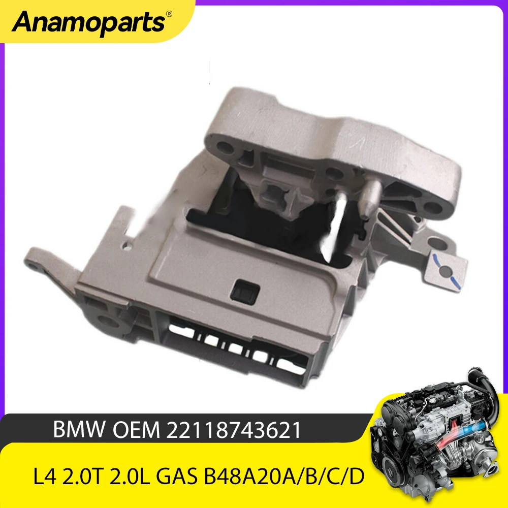 

Engine Part Front Right Trans Motor Mount set Fit 2.0 T L GAS B48A20A B48A20AB For Brilliance BMW MINI X2 2 SERIES 2.0T 2.0L