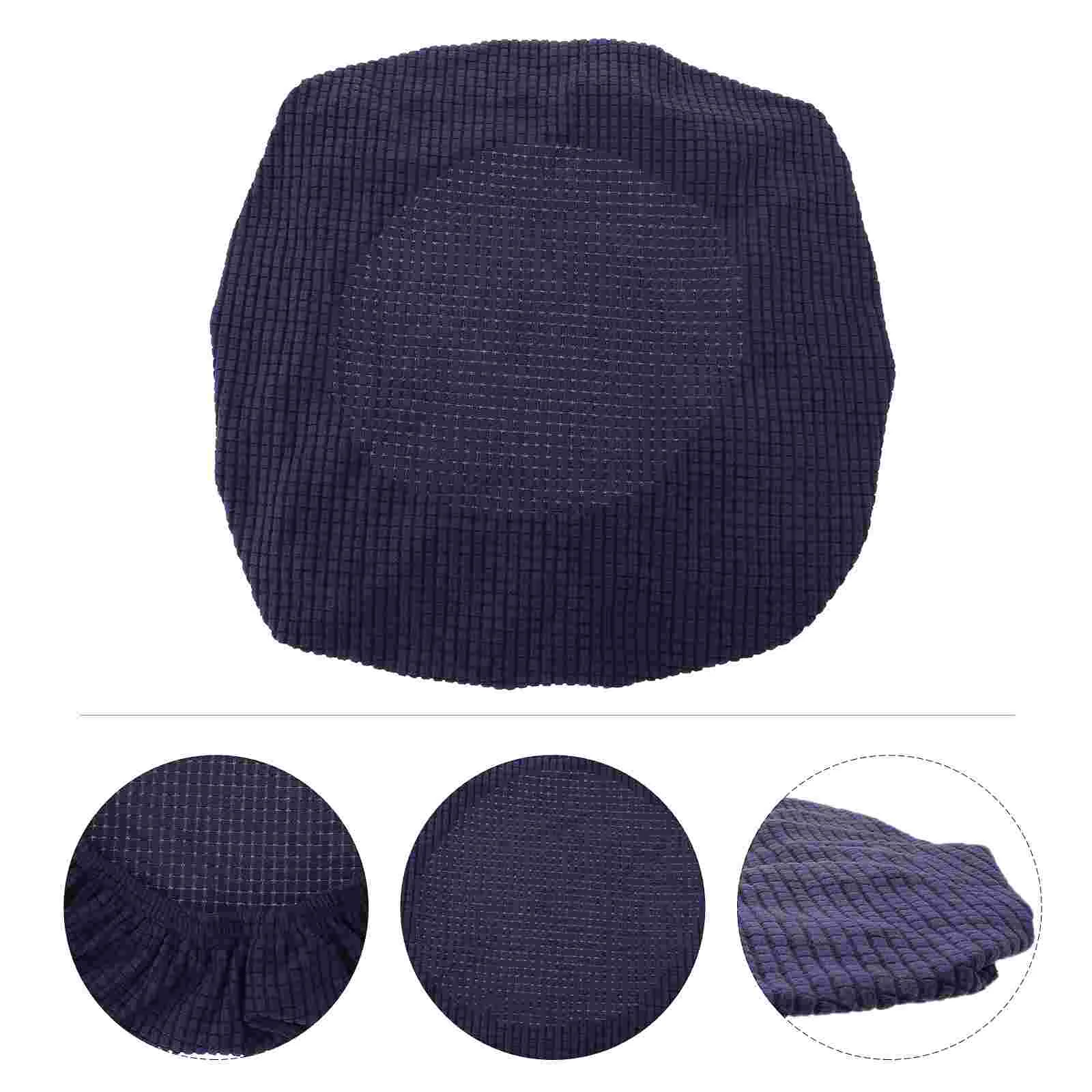 

Seat Cushion Split Stool Cover Office Chair Protector Protective Slipover Desk Elastic Polyester