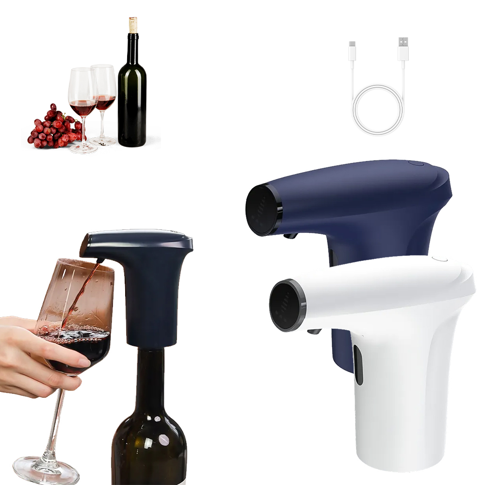 Professional High End Smart Electric Liquor Pump Dispenser Rechargeable Automatic Adjustable Quantitative Wine Decanter Pourer