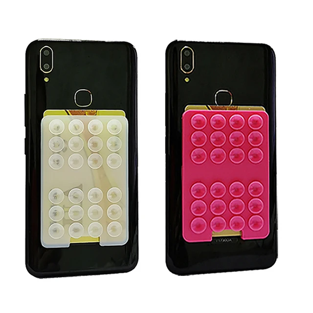 Fixture Suction Cup Phone Mount Wallet Backed Adhesive Mobile