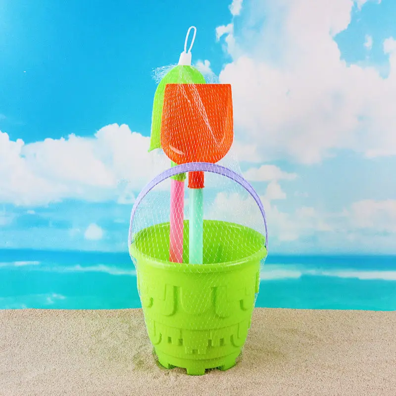 

Children Summer Outdoor Seaside Beach Toy Set Shovel Bucket Tool Sand Digging Game Color Multifunctional Puzzle Gift