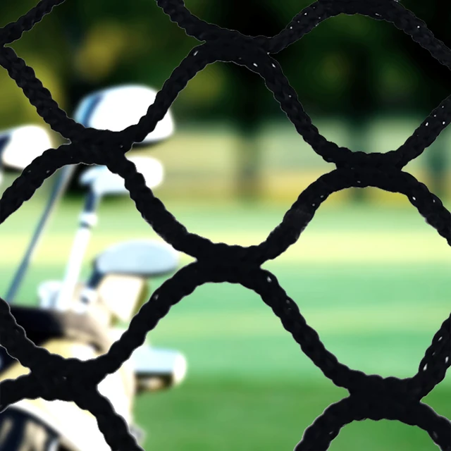 Golf Practice Net 10ftx10ft Golf High Impact Hitting Netting, Heavy-Duty Golf Practice Barrier Net Ball Sports Tool 4