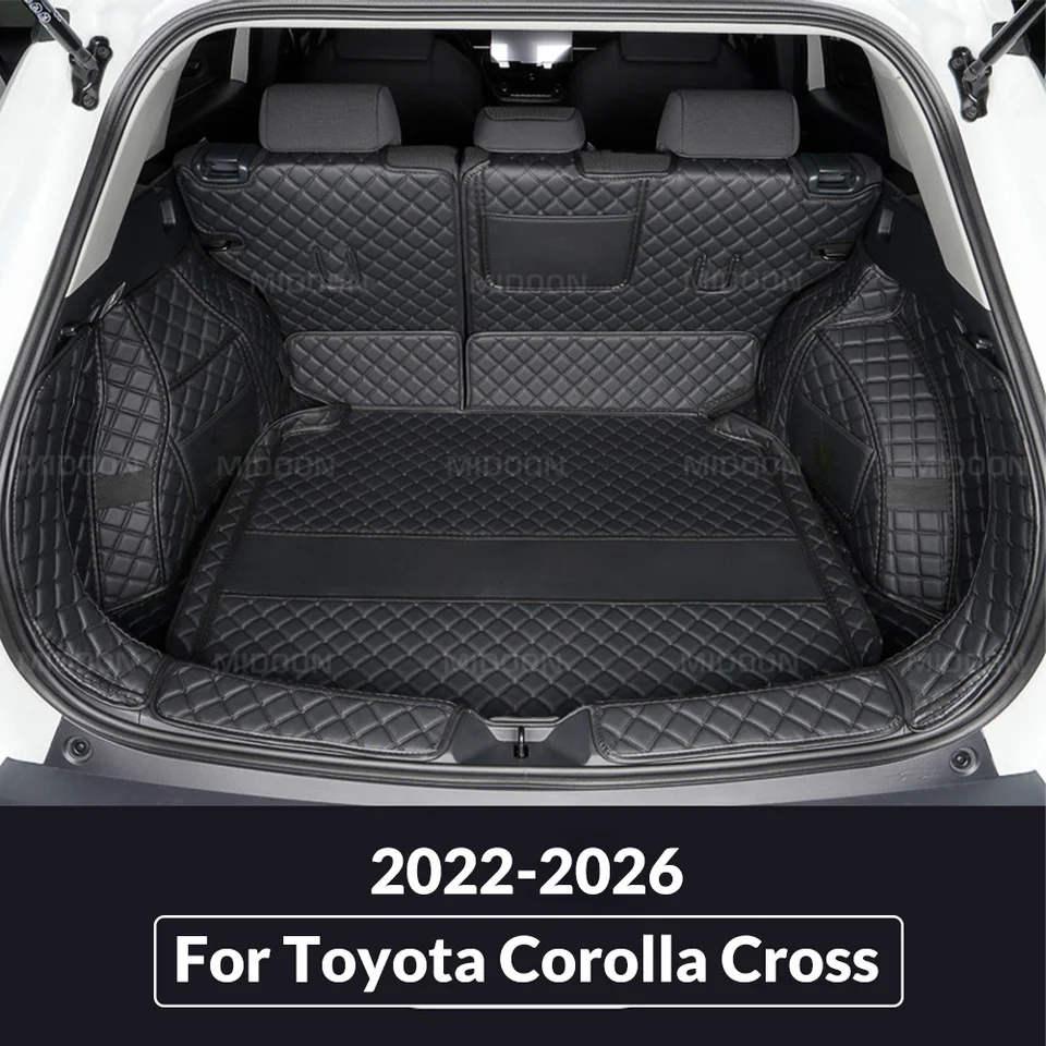 Per Toyota Corolla 2019-2025 Tappetini in TPE e tappetino per bagagliaio, fodere per bagagliaio per tutte le stagioni Tappetini per schienale Tappetino per carichi pesanti in TPE  34