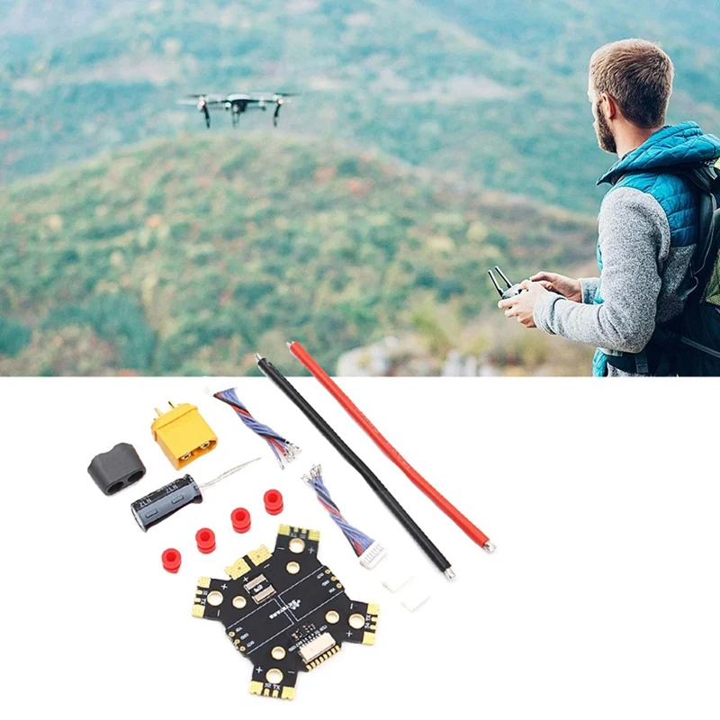 SKYSTARS PDB XT60 전원 분배 보드, FPV 드론 쿼드콥터, PDB XT60 전원 허브용, 4X25A, 4X30A